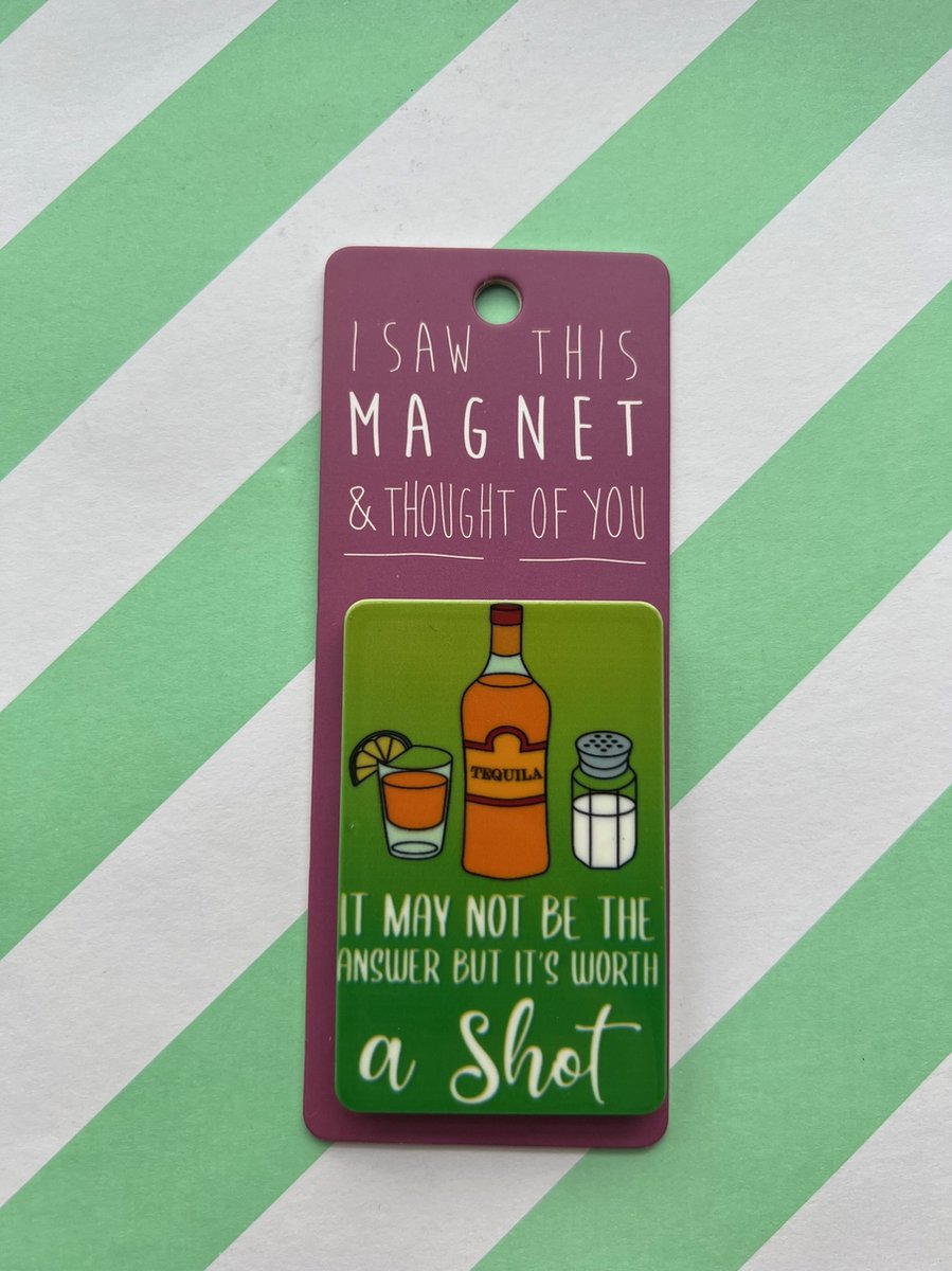Koelkast magneet - Magnet - Shot - MA136