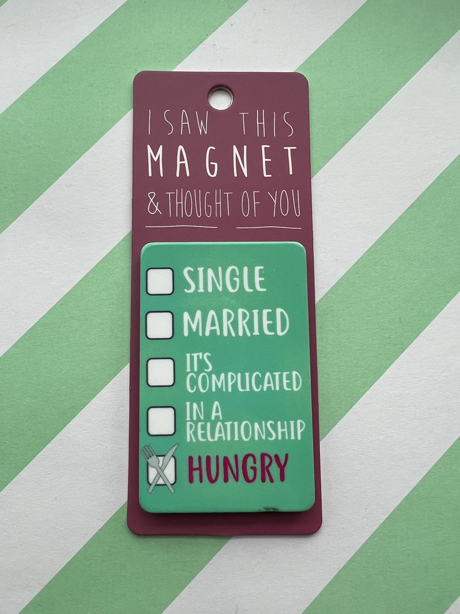 Koelkast magneet - Magnet - Hungry - MA151