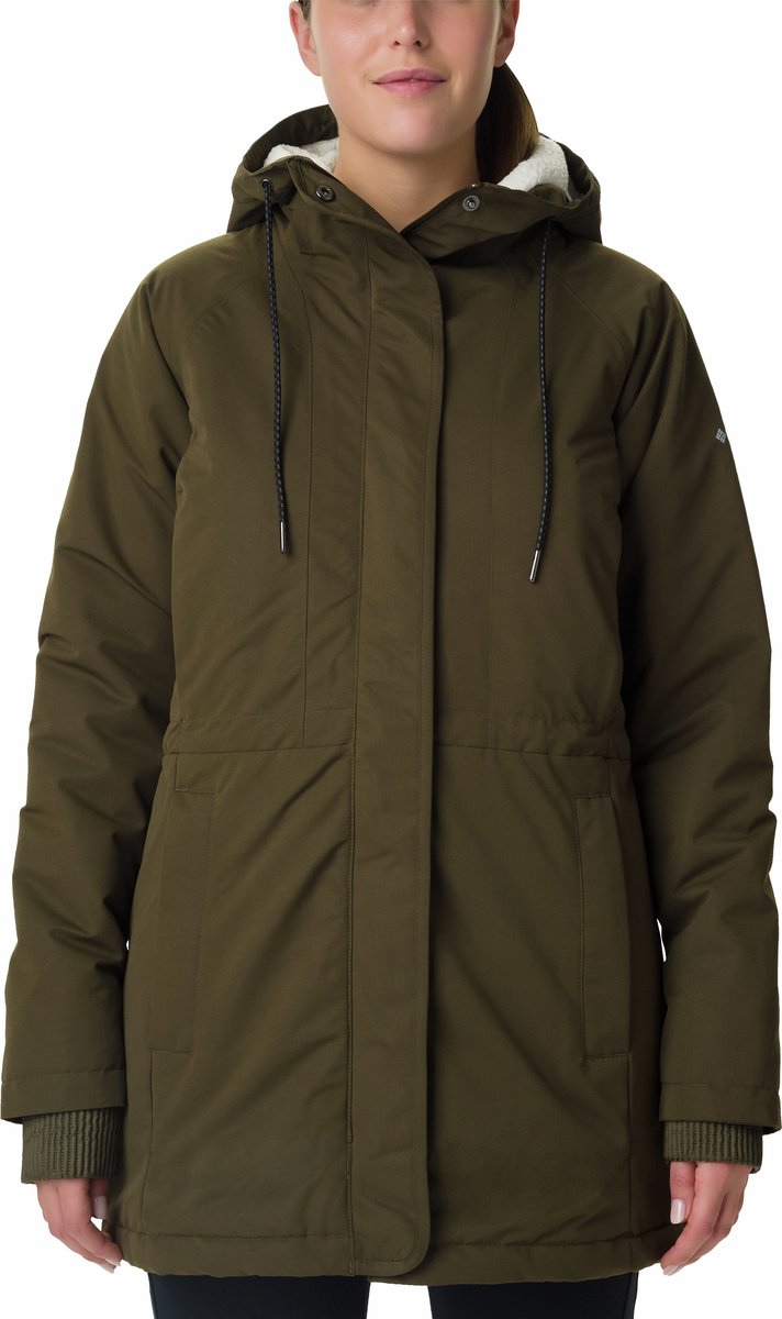 Columbia South Canyon Winterjas Dames Volwassen Sherpa Licht Gevoerd Outdoorjas Groen