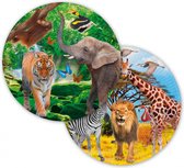 Assiettes Safari Party (8 pièces)