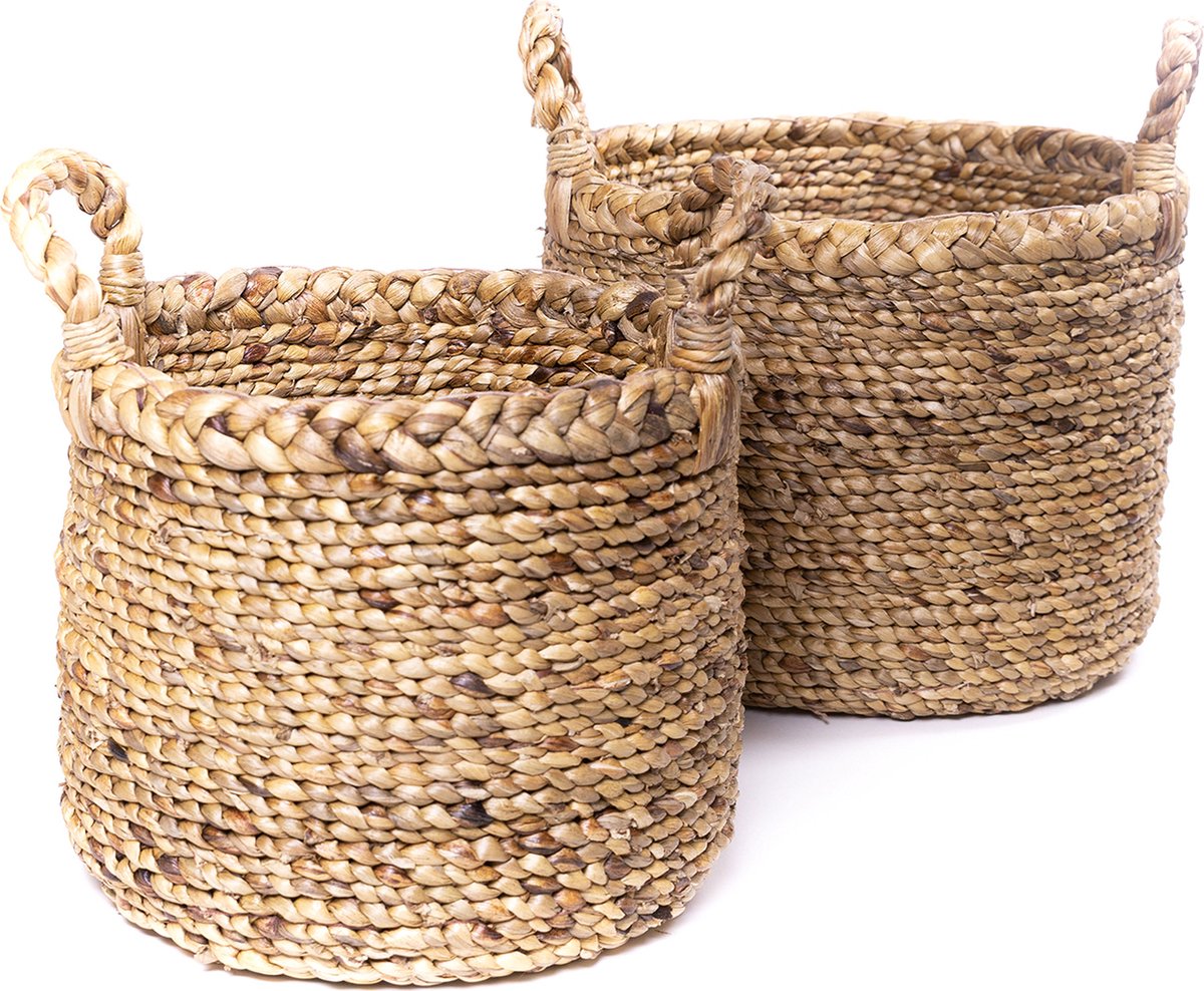 Basket water hyacinth bride woven - Large