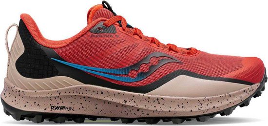Saucony Peregrine 12 Hommes - Chaussures de sport - Course à pied - Trail - rouge/gris