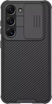 Geschikt voor Nillkin Samsung Galaxy S23 CamShield Hoesje met Camera Slider Zwart