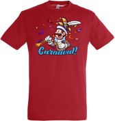 T-shirt kinderen Carnavalluh | Carnaval | Carnavalskleding Kinderen Baby | Rood | maat 68