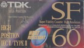 TDK SF 60 Cassette 2 Pack