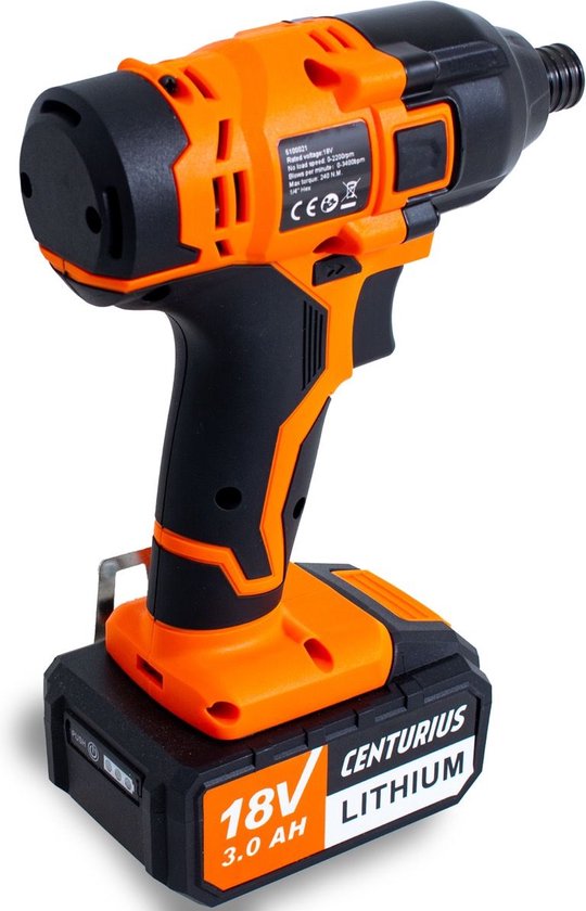Centurius 18V Visseuse À Chocs Sans Batteries Ni Chargeur