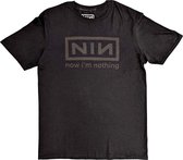 Nine Inch Nails - Now I'm Nothing Heren T-shirt - XXL - Grijs