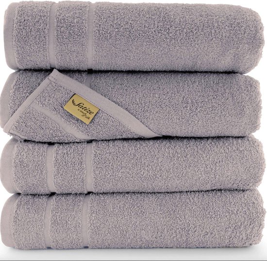 Satize Comfort Handdoek 50x100 cm - Hotelkwaliteit - 100% katoen - Grijs