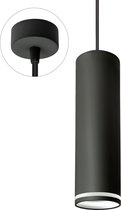Spectrum - LED hanglamp MADARA RING - 1x GU10 aansluiting - Mat zwart