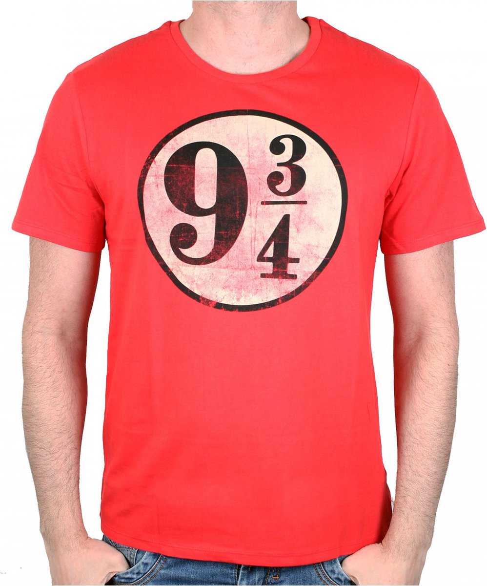 Harry Potter - Platform 9 3/4 Red T-Shirt - L