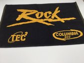 Bowlinghanddoek 'Columbia 300 Rock tec2' zwart geel, goede kwaliteit, 65 x 40 cm, 100% katoen