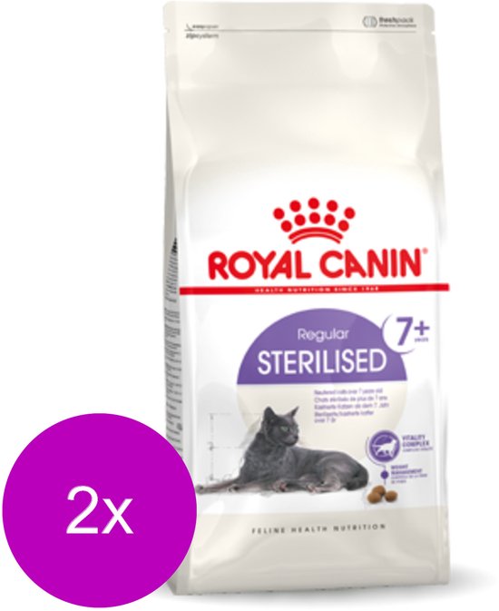 Royal Canin Sterilised 7+ - Kattenvoer - 2 x 3.5 kg