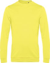 Sweater 'French Terry' B&C Collectie maat L Solar Yellow/Geel