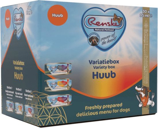 Renske Vers Hond Variatiebox Huub 30 x 95 gr