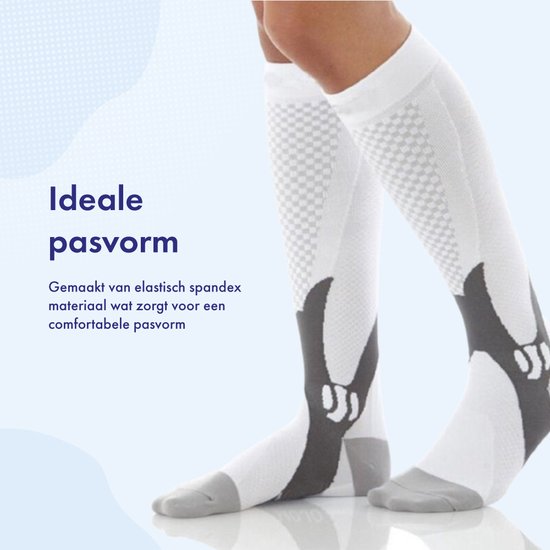 UPSOCKS® Hoge compressie sokken - de perfecte sok voor tijdens het sporten/ hardlopen -... | bol.com