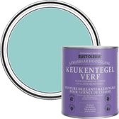 Rust-Oleum Blauw Keukentegelverf Hoogglans - Groenblauw 750ml