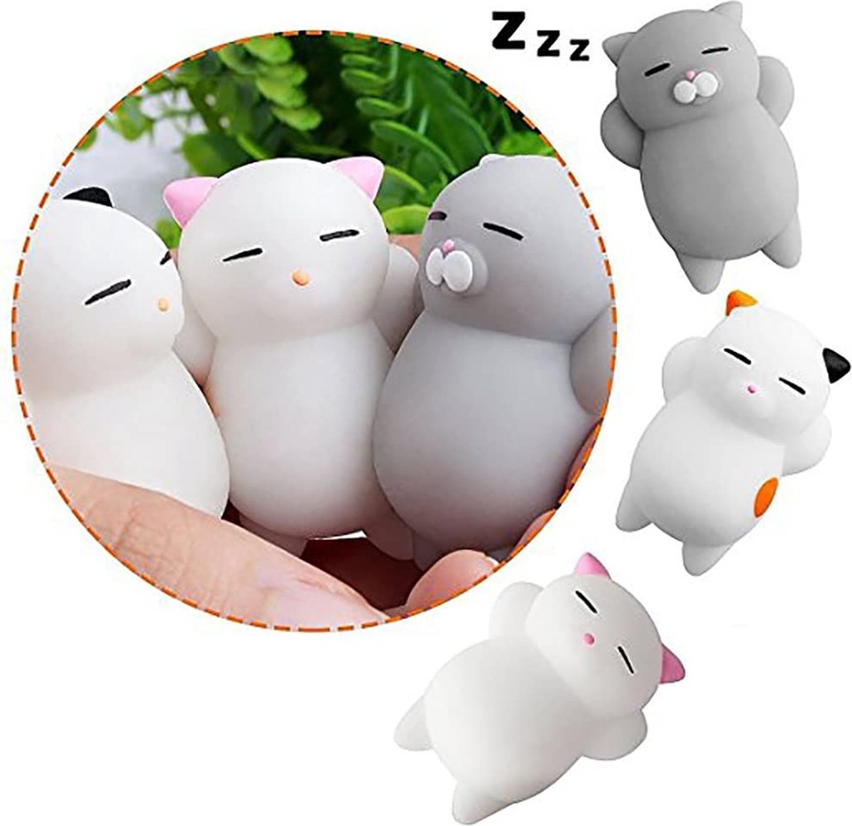 Squishy kattenpoten, kattenpootspeelgoed, mini-pluche kattenpoot, squishy kattenpoot, squishy poot, kattenpoten, knijpspeelgoed, voetknijpspeelgoed, stressknijpspeelgoed voor volwassenen