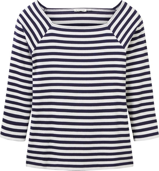 T-shirt met knoopdetail - Tom Tailor