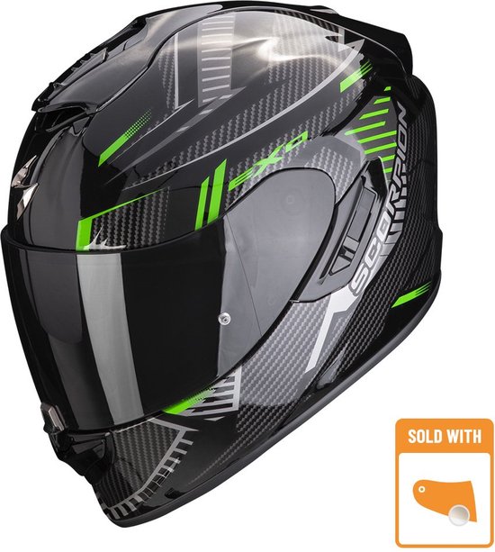 Casque Intégral Scorpion Exo-1400 Evo Air Shell Zwart-Vert M | bol.com