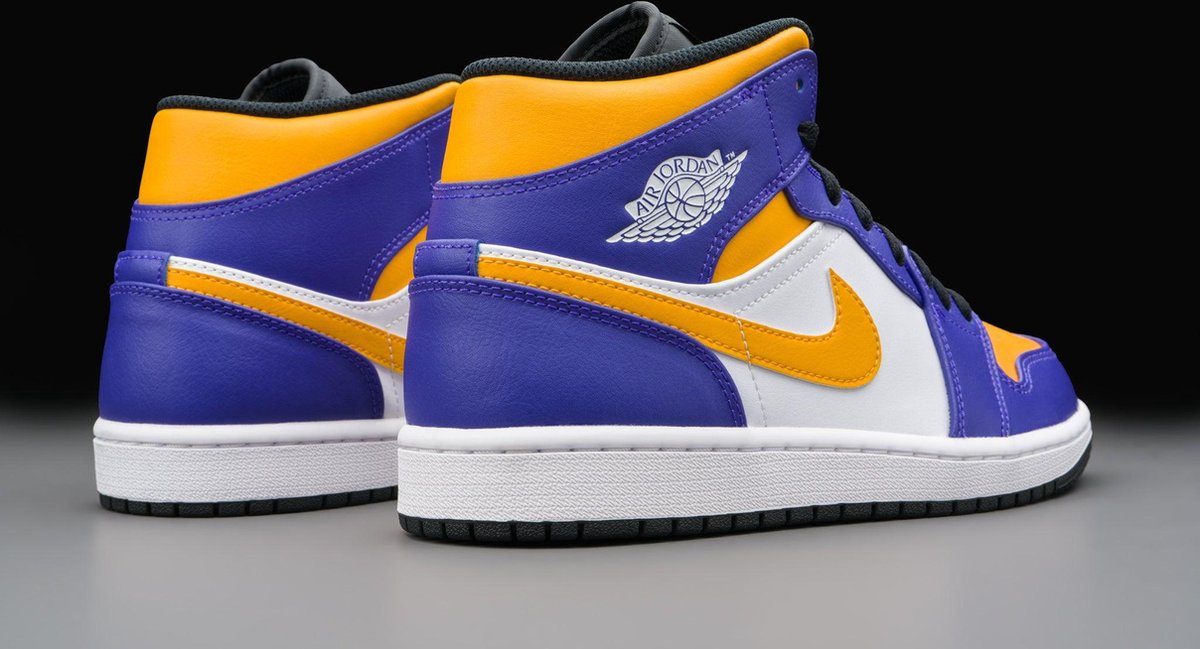 Sneakers Nike Air Jordan 1 Mid "Lakers 2022" - Maat 44 | bol