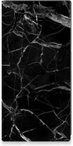 Wallet Book Case Vaderdag Cadeau amsung Galaxy S23 Ultra Telefoonhoesje Marmer Zwart
