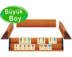 Pataci Rummy Okey spel - Turks spel van hout spelregels