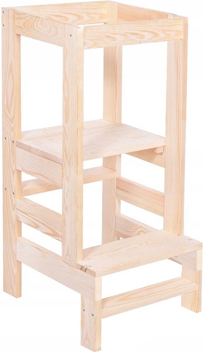 Leertoren - Keukenhulp - 39x52x90 cm - hout