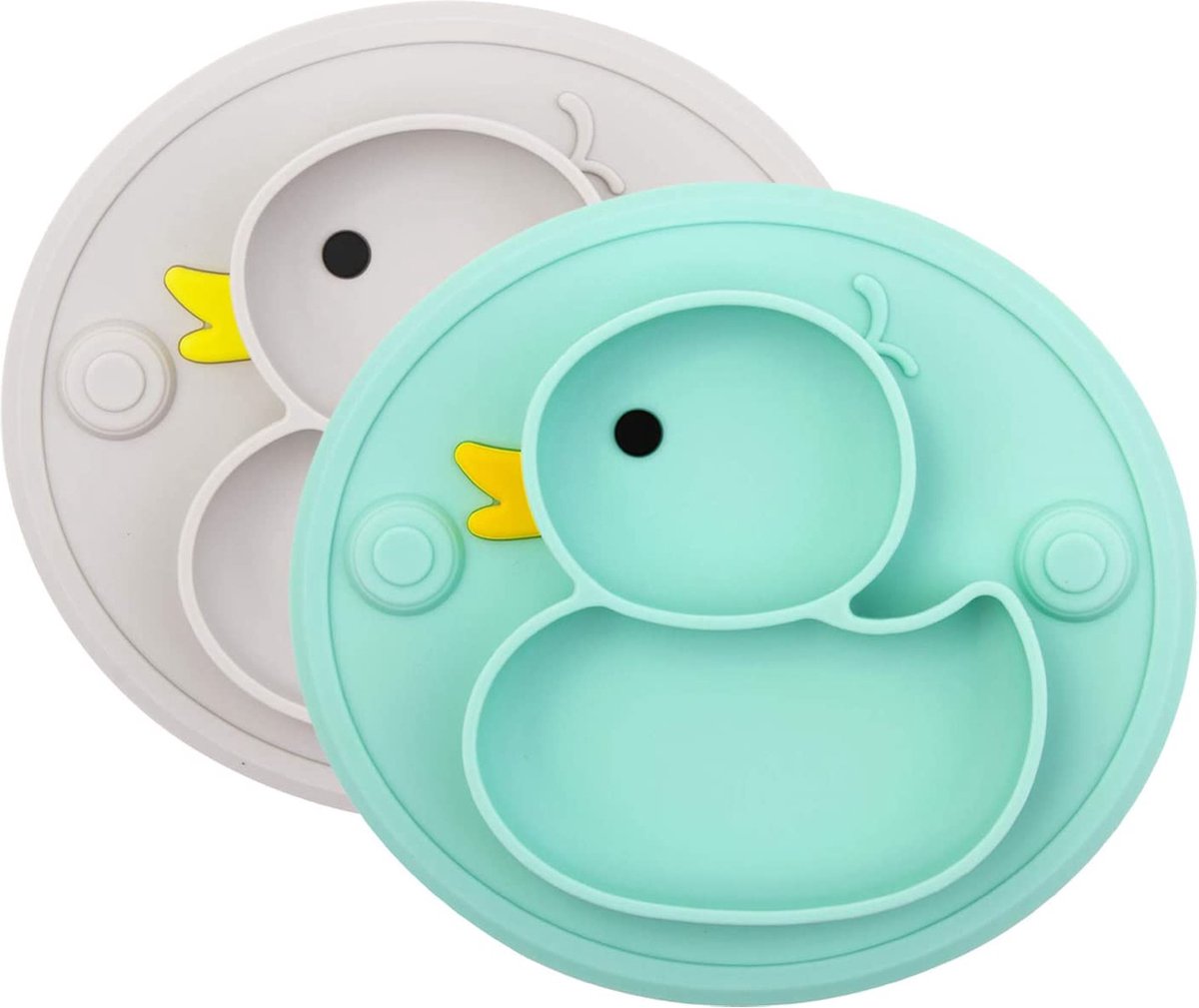 Mushie Divisée Assiette à Ventouse En Silicone | Sans BPA | Accessoires Pour Bébé, Jeunes Enfants Garçons Et Filles | Passent Au Lave-Vaisselle Et Au Micro-Ondes | (Soft Lilac