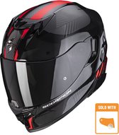 Scorpion Exo-520 Evo Air Laten Black-Red 2XL - Maat 2XL - Helm