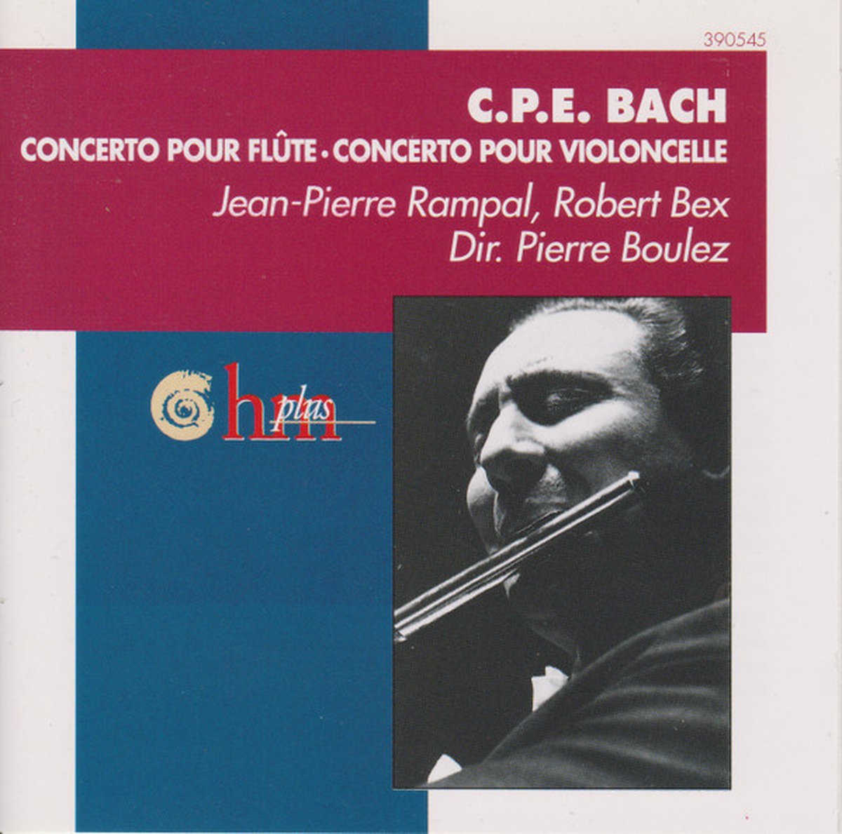 Carl Philipp Emanuel Bach: Concerto For Flute/Concerto For Cello