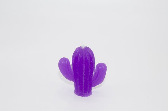 Kaars Cactus Paars Lavendel