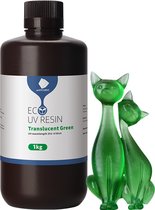 AnyCubic ECO Resin - 1 Liter - 5 Verschillende Kleuren - Resin Voor 3D Printer - Transparant Groen