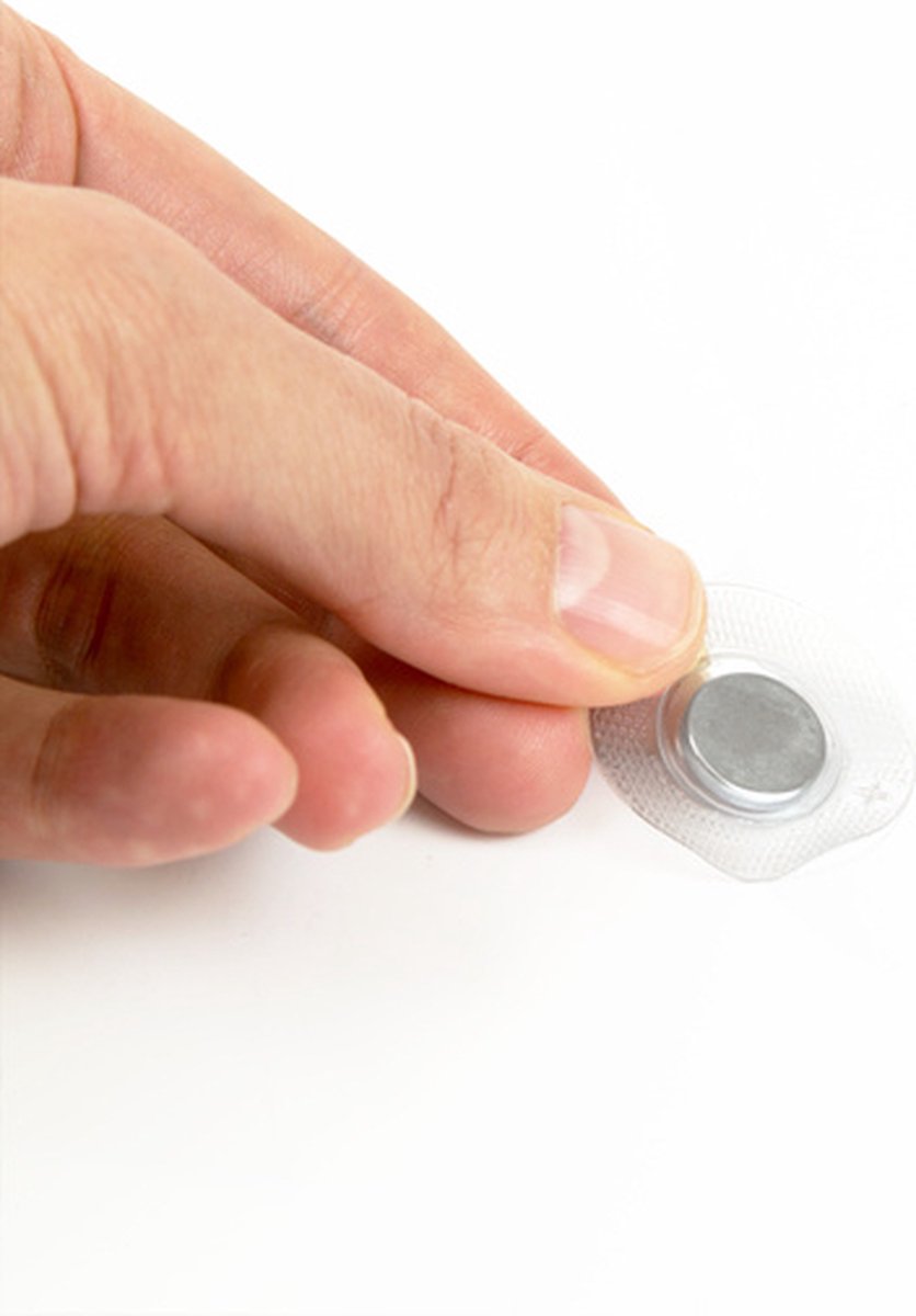 20 stuks Innaaibare magneten 12 x 2 mm ronde PVC-seal, houdt ca. 1,2 kg | Scope Basics