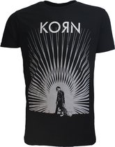 Korn Radiate Glow Band T-Shirt Zwart - Officiële Merchandise