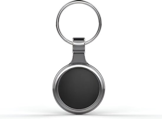 iZoZo AirTag - Smarttag - Localisateur de clé Bluetooth - avec porte-clés  argenté - Zwart