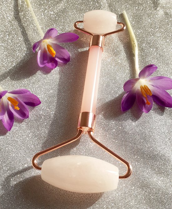 Jade Roller Gezichtsroller Skincare Massage Rozenkwarts Massage Roller Gezicht