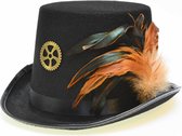 Steampunk hoed Rene - maat 60 - Steampunk hoofddeksel - Steampunk hoge hoed