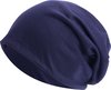 Slaapmuts - Beanie slaapmuts - Beanie muts - Slouchy Beanie hoed - Chemo hoofddeksel - Slaapmuts voor mannen - Slaapmuts voor vrouwen - Multifunctionele hoofddeksel - Winter muts - Donker blauw