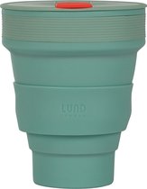 Lund London | Opvouwbare Mok | Koffiebeker To-Go | Silicone | 350 ML | Mint