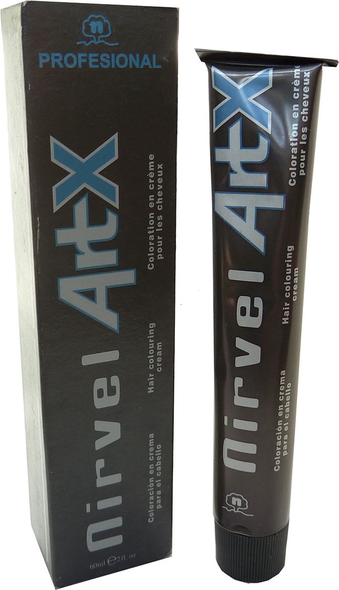 Nirvel Art X Haarkleuring creme permanent 60ml - 12-77 Super Lightener Tobacco / Super Aufheller Tabak
