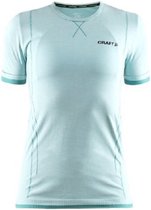 Craft - Active Korte Mouwen - Thermoshirt - Dames - Lichtblauw - Maat XL