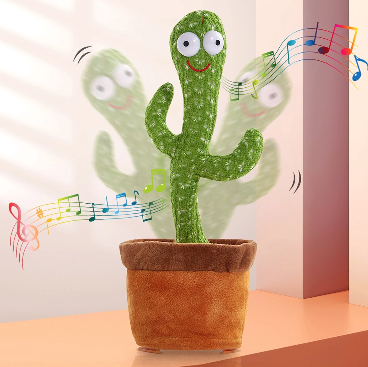 Jouet Cactus Qui Répète, Cactus Qui Parle et Chantant 120 Chansons