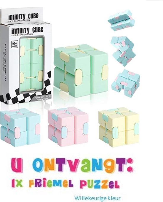 Fidget Toys pakket onder de 10 euro - Friemel puzzel - Mochi Squishy - Mesh Marble - Voordeelbundel - Fidget Toy