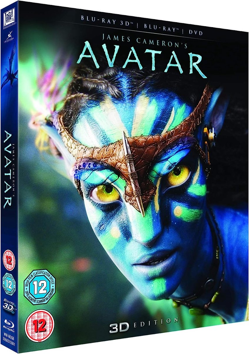 Avatar 3D blu-ray - Import zonder NL ondertiteling