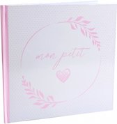 Gastenboek Mon Petit roze - babyshower - genderreveal - gastenboek - mon petit - baby - geboorte - zwanger