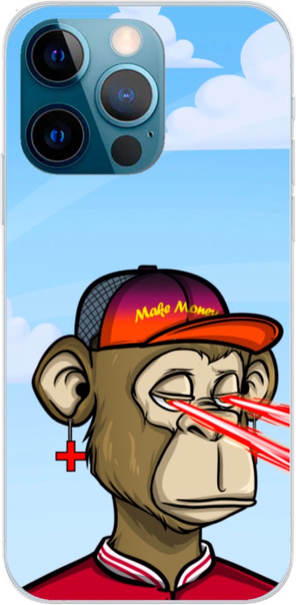 Phonegoat NFT Art iPhone 13 Pro Max Case Monkey x Laser
