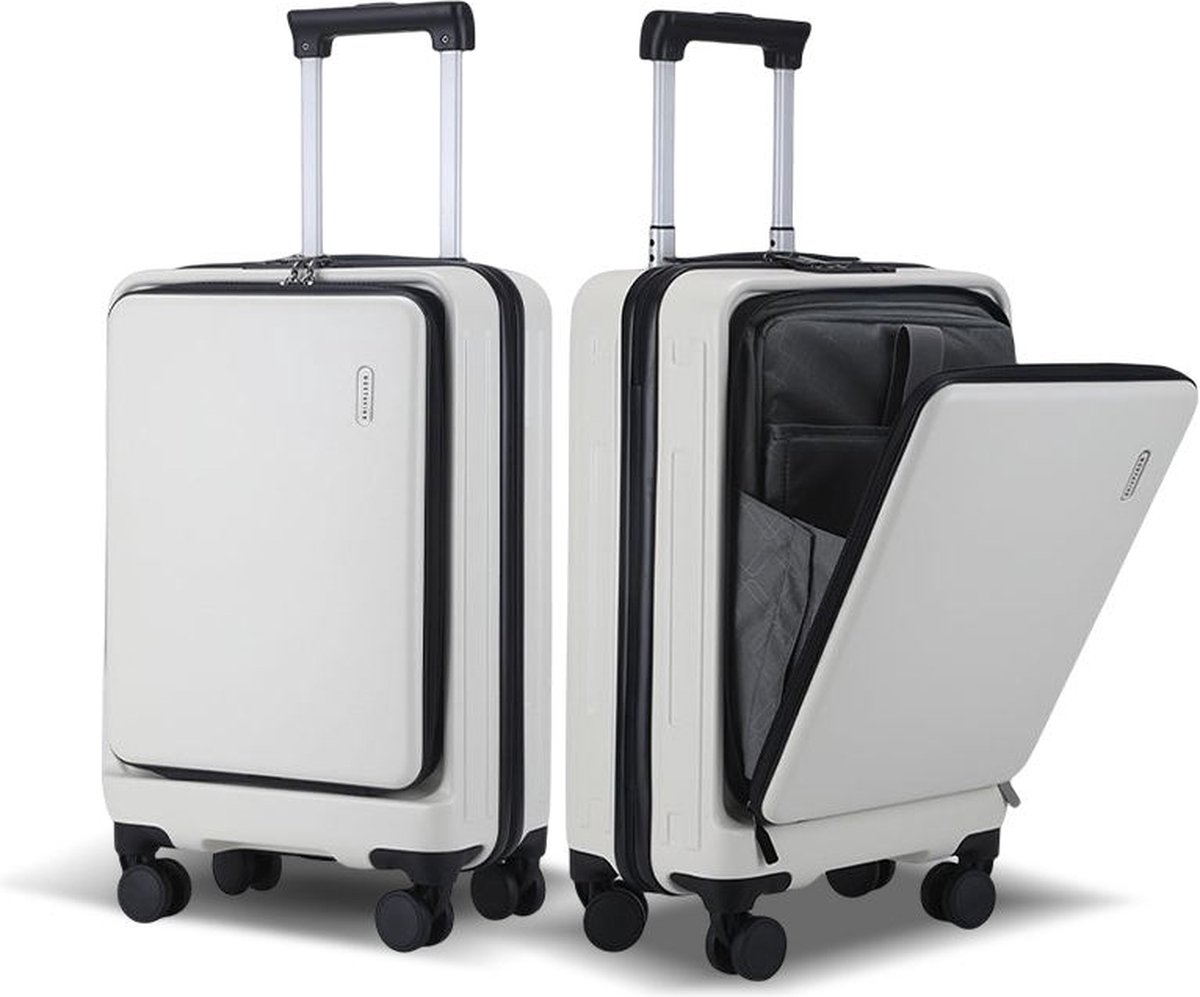 Bagga Reiskoffer - Handbagage 20 INCH - Laptop compartiment Hard Shell Carry-on Trolly - Spinner wielen