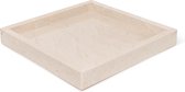Marmer - Marmer beige dienblad - tray 30x30cm - rond marmer dienblad - vierkant marmer dienblad - decoratie schaal - tapasplank - serveerplank