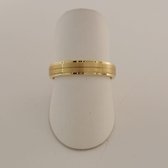 trouwring - heren - Aller Spanninga - 432 - geelgoud – sale juwelier Verlinden St. Hubert van €950,= voor €618,=