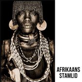 Allernieuwste.nl® Canvas Schilderij Afrikaanse Stam Lid Inlandse Stammen Tribal - bruin - 50 x 70 cm